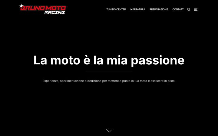 Screenshot of brunomotoracing.com
