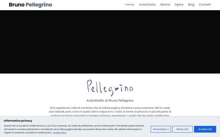 Screenshot of brunopellegrino.it