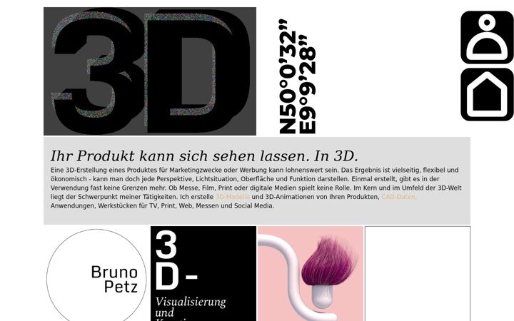 Screenshot of brunopetz.com