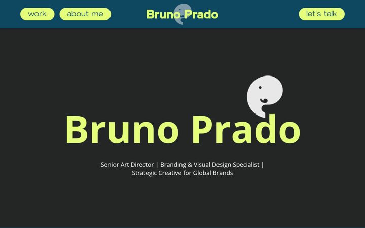 Screenshot of brunoprado.art.br