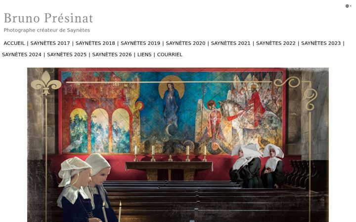 Screenshot of brunopresinat.com