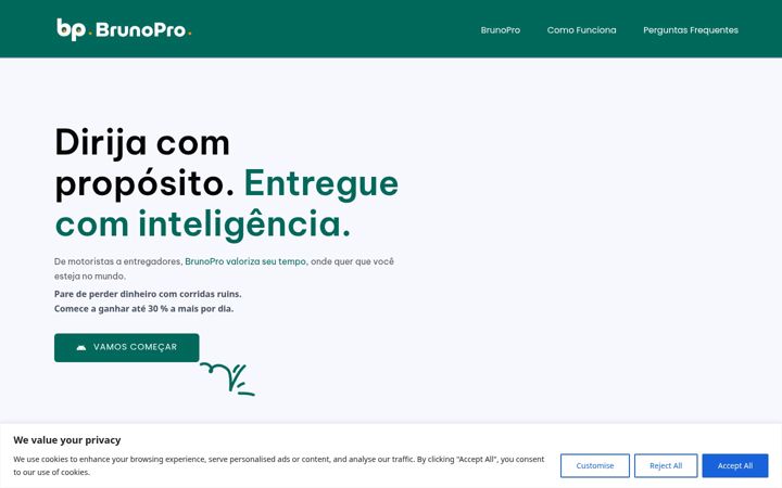 Screenshot of brunoproapp.com