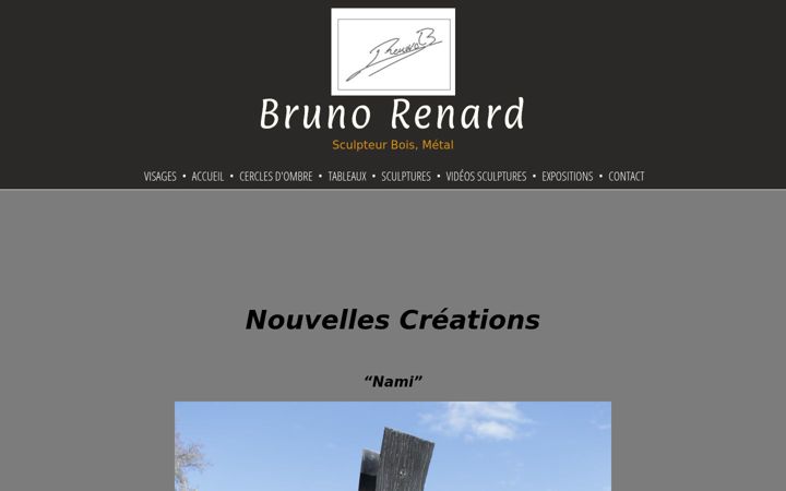 Screenshot of brunorenard.fr
