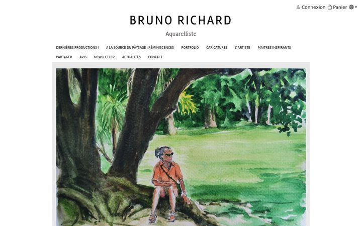 Screenshot of brunorichard-art.com
