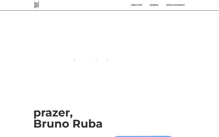 Screenshot stránky brunoruba.com.br