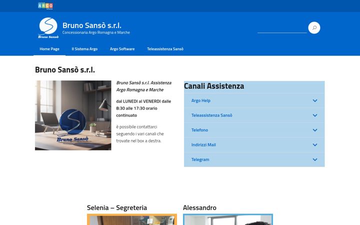 Screenshot of brunosanso.com