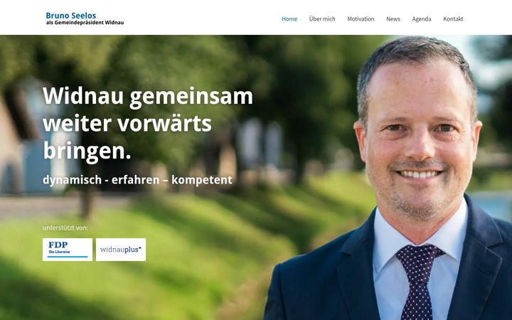 Screenshot of brunoseelos.ch