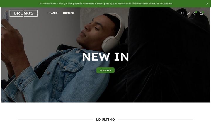 Screenshot of brunosmoda.com