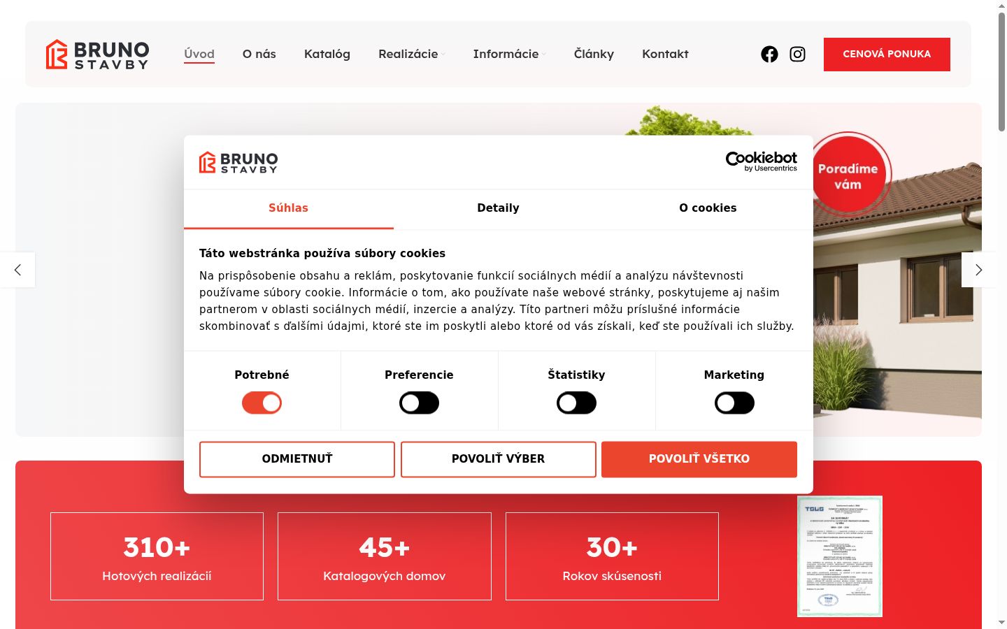 Zrzut ekranu banera zgody wyświetlanego przed jakąkolwiek interakcją