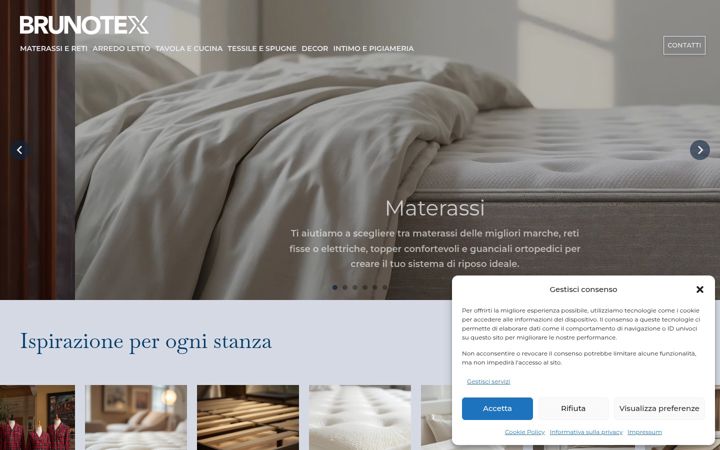 Screenshot of brunotex2.it