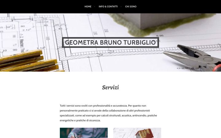 Screenshot of brunoturbiglio.it