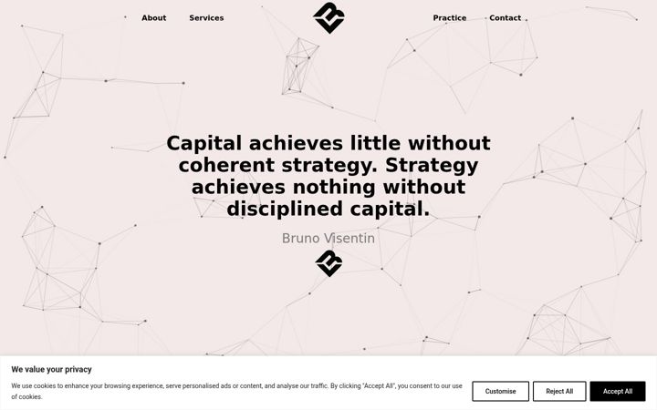 Screenshot of brunovisentin.com