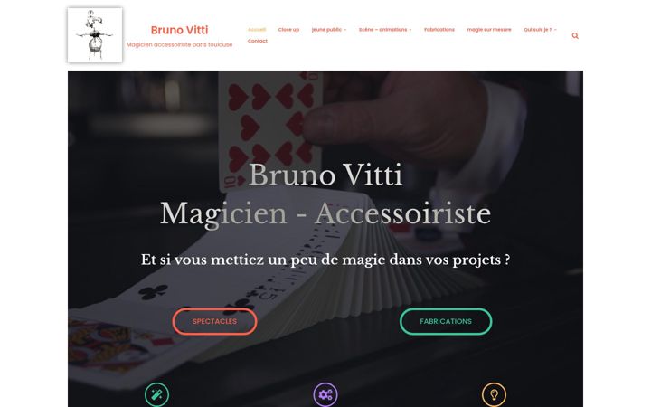 Screenshot of brunovitti.com