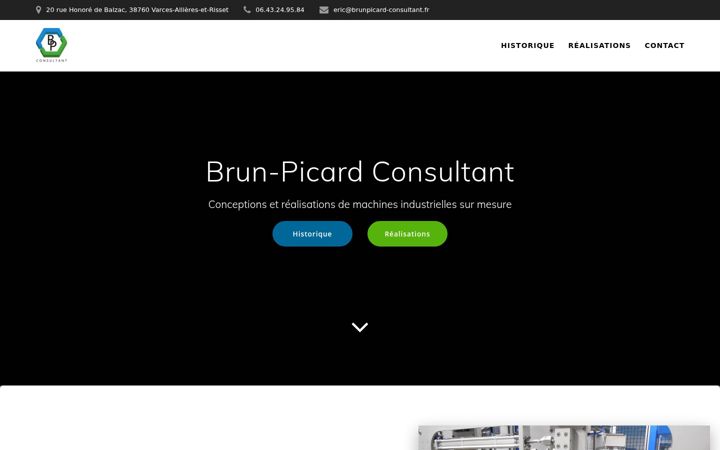 Screenshot του brunpicard-consultant.fr