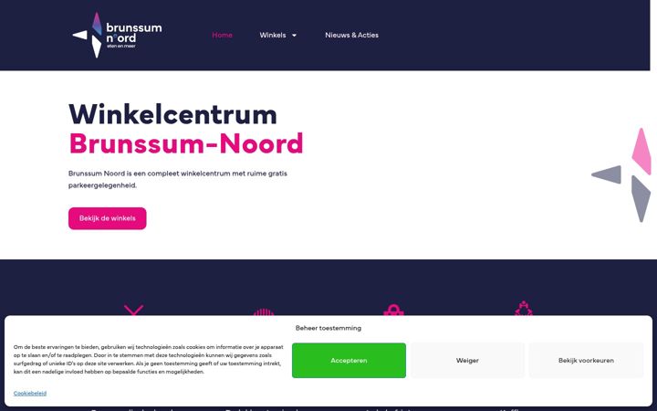 Captura de ecrã de brunssumnoord.nl