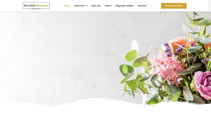 Screenshot of bruntinkbloemen.nl