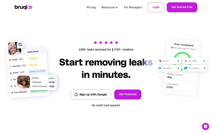 Screenshot of bruqi.com