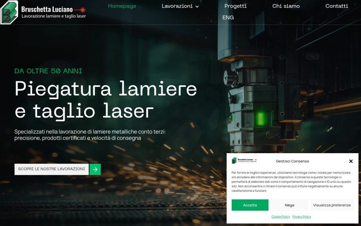 Screenshot of bruschettaluciano.it