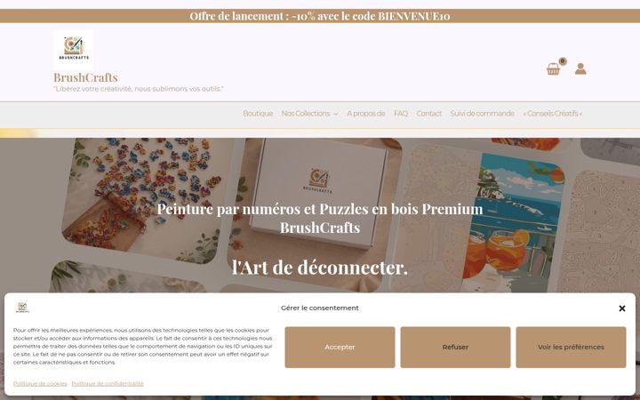 Screenshot of brushcrafts.shop