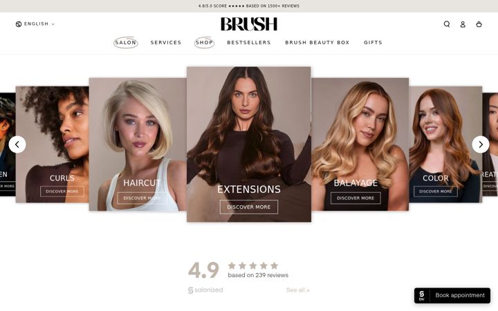 Screenshot of brushhm.com