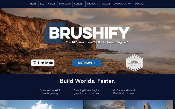 Screenshot of brushify.io