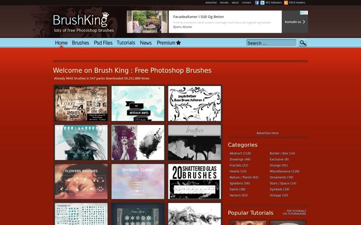 Screenshot of brushking.eu