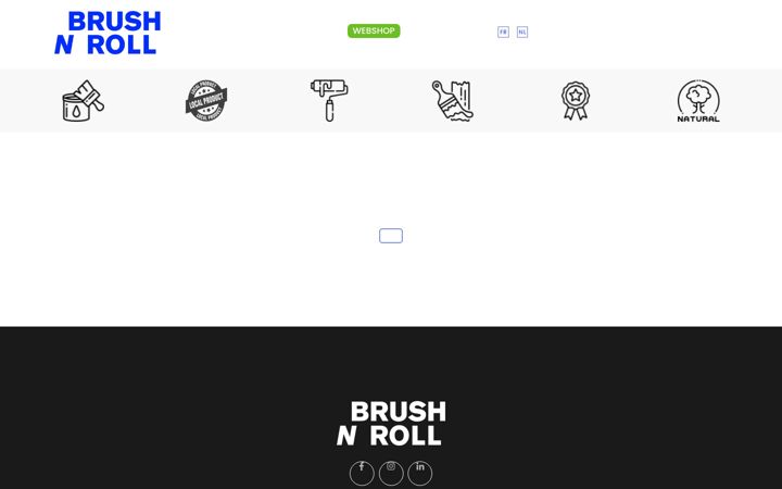 Screenshot of brushnroll.com