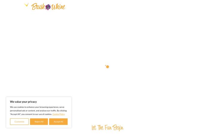 Screenshot of brushnwhine.co.uk