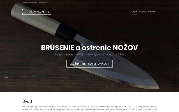 Snímek obrazovky brusimnoze.sk