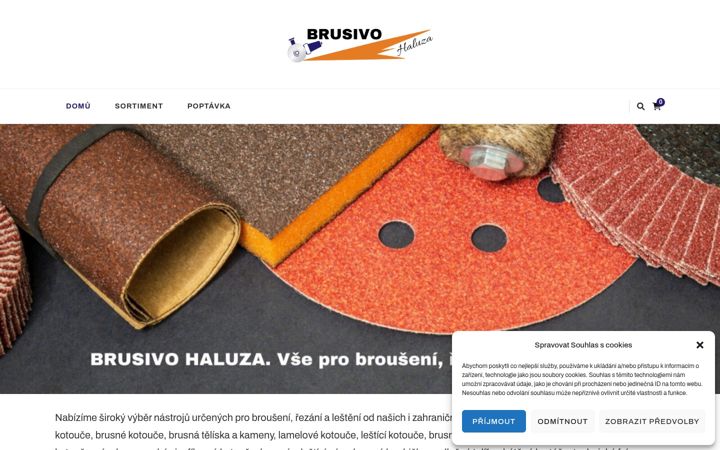 Screenshot of brusivohaluza.cz