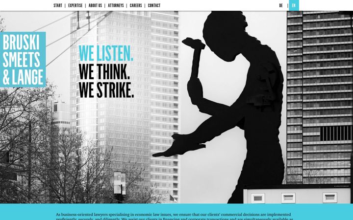 Screenshot of bruskismeetslange.com