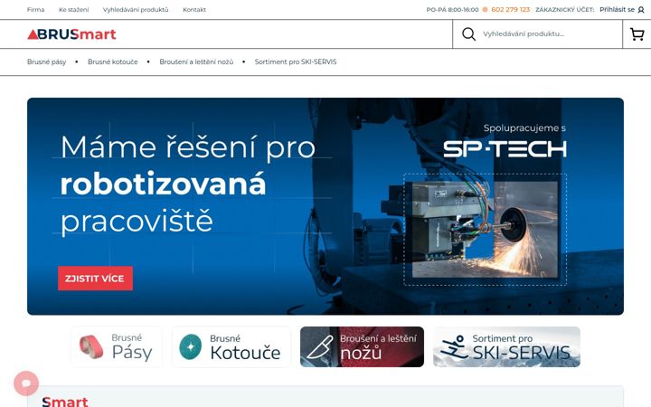 Skjámynd af brusmart.eu