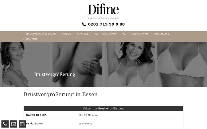 Screenshot of brust-op-essen.de