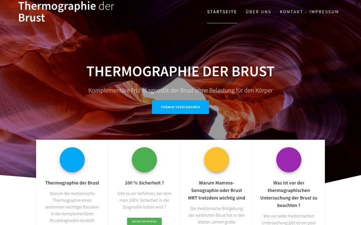 Képernyőkép: brust-thermographie.de