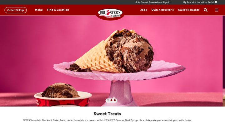 Screenshot of brusters.com