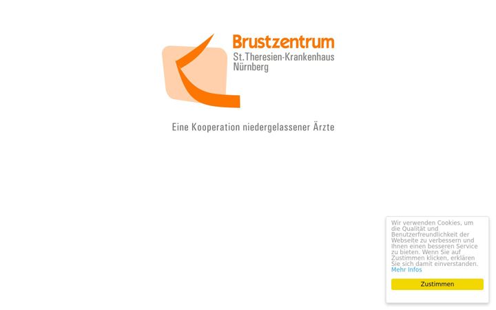 Screenshot of brustzentrum-nuernberg.de