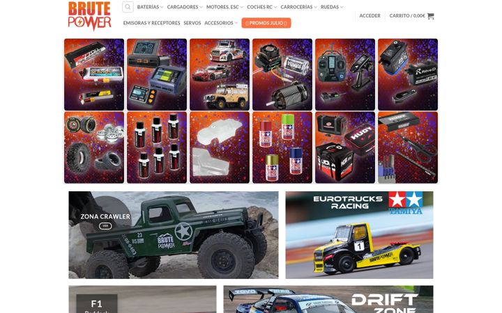 Screenshot of brute-power.com
