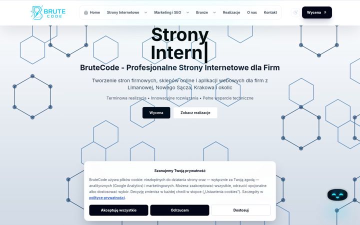 Screenshot van brutecode.pl