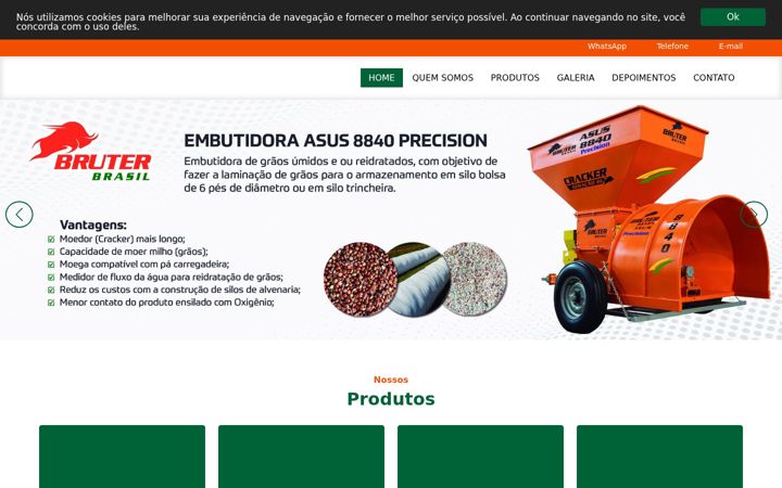 Screenshot of bruterbrasil.com.br