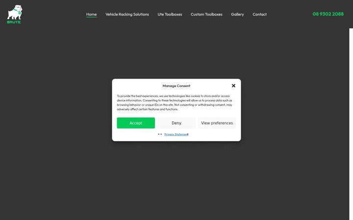 Screenshot of bruteutetoolboxes.com
