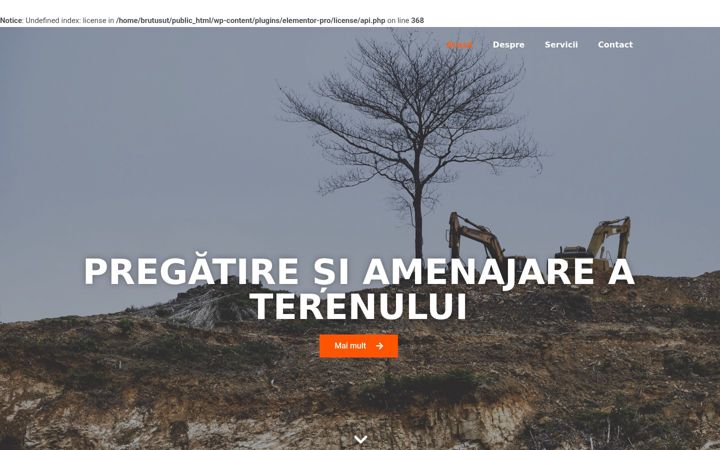 Screenshot of brutusutilaje.ro