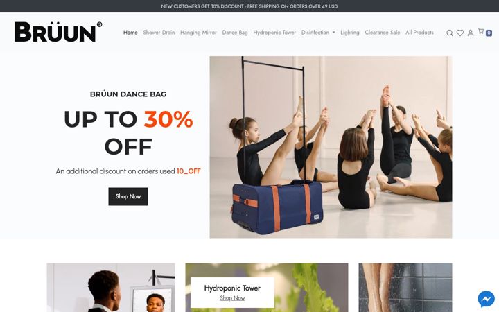 Screenshot of bruungermany.com