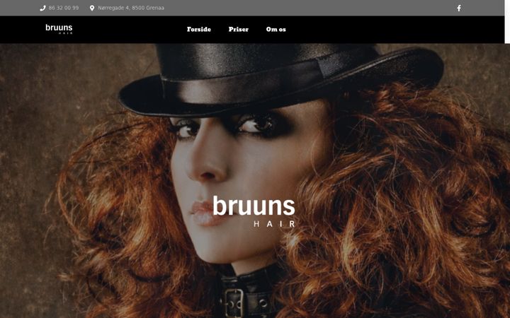 Screenshot of bruunshair.dk