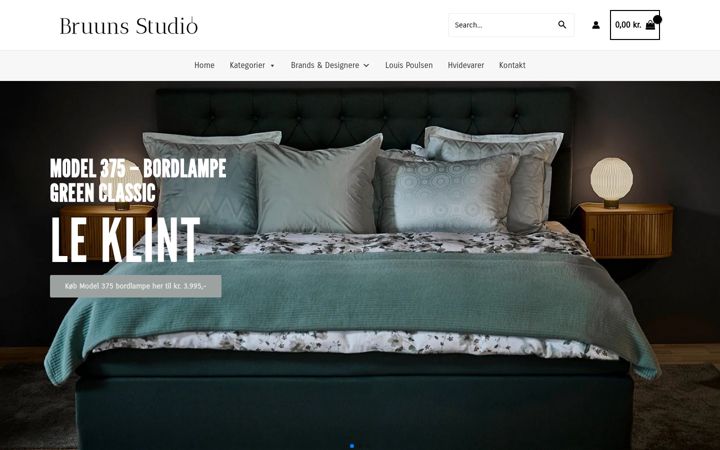 Screenshot of bruunsstudio.com