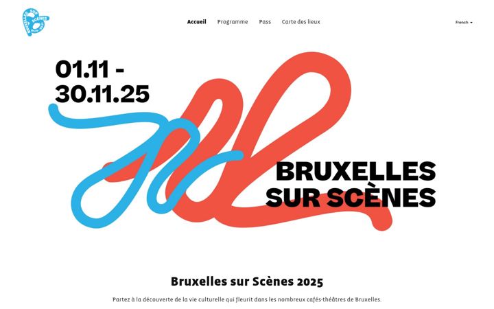 Screenshot of bruxellessurscenes.be