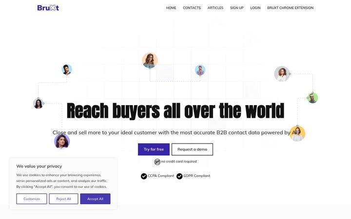 Screenshot of bruxt.com