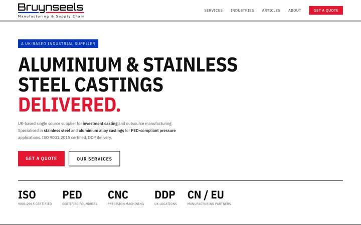Screenshot of bruynseels.co.uk