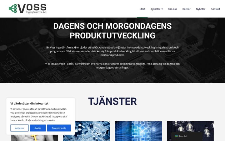 Screenshot of brv.se