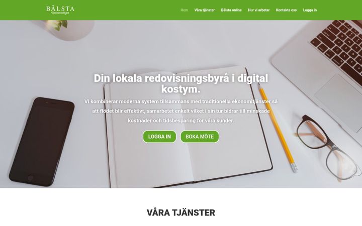 Screenshot of brvb.se