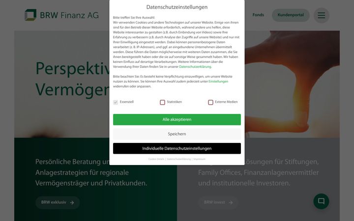 Screenshot of brw-ag.de